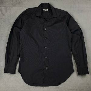 Rykiel Homme Dress Shirt Mens 40 Button Up Club Disco Metallic French Luxury